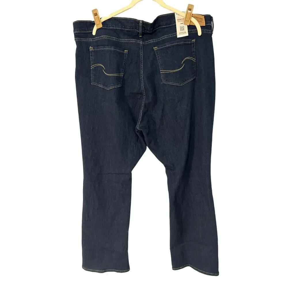 Levi Strauss Women’s Jeans Dark Wash Size 24M Mid-Rise‎ Bootcut NWT